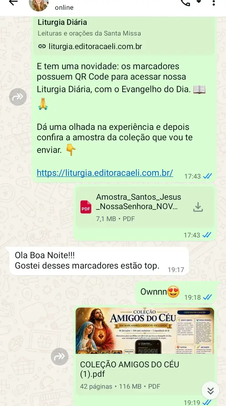 Captura de tela do depoimento 1