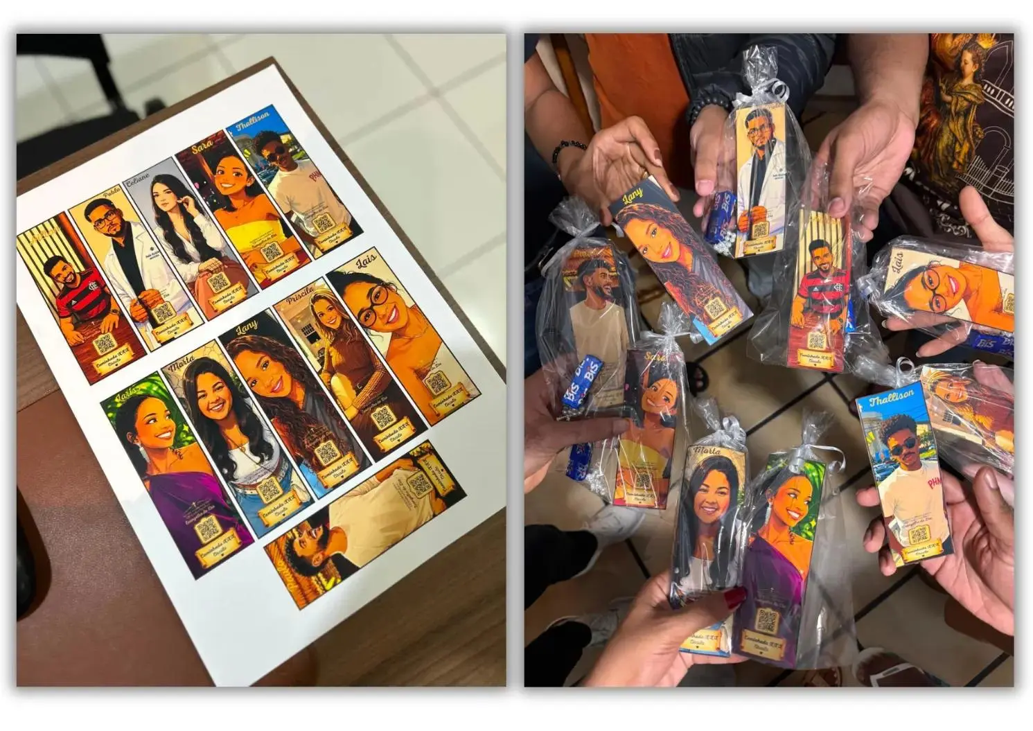 Exemplo de marcador personalizado para uma paróquia